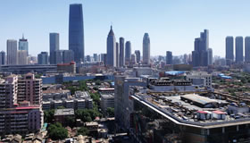 天津市中心的高楼群