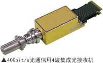 40Gbit/s 光通信用4波集成光接收机