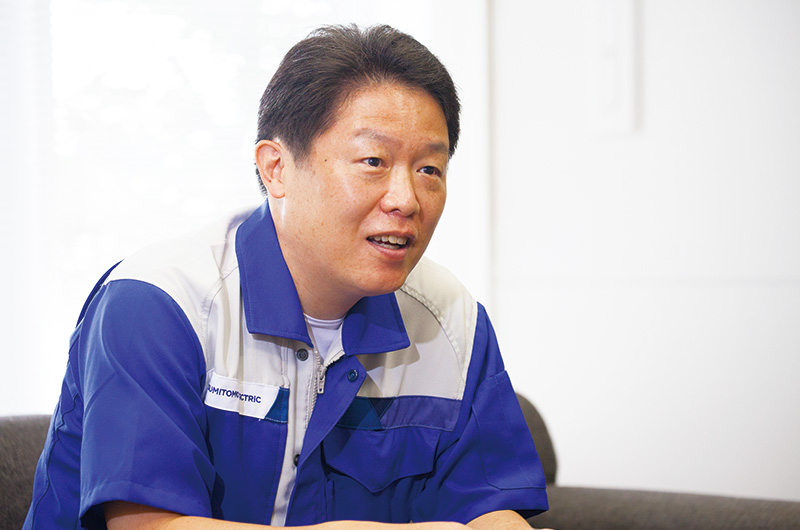 产业电线事业部 技术部 主干　大见博志