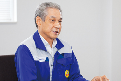住友电工Print Circuit株式会社 前水口事业所 采购部门 村本 勉（任职时的照片）